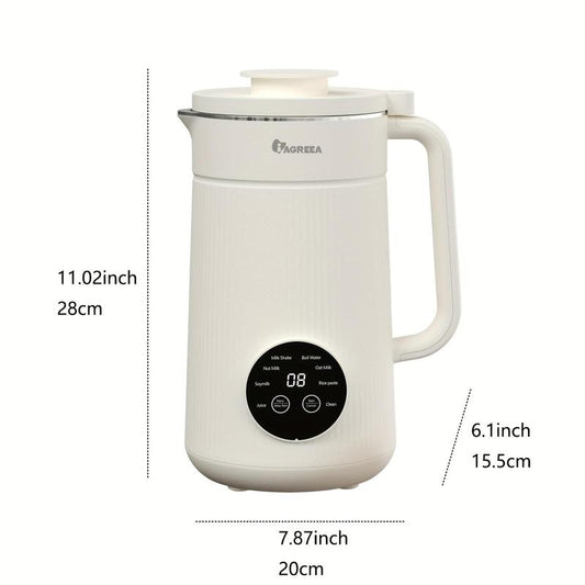IAGREEA Automatic Nut Milk Maker – 1000ml Plug-and-Play Machine for Plant-Based Milks, Juices & More