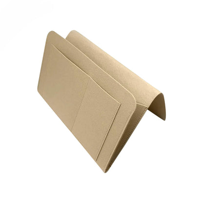 Felt Bedside Storage Organizer - Phone, Book & Magazine Holder with Hanging Pockets for Bed & Sofa